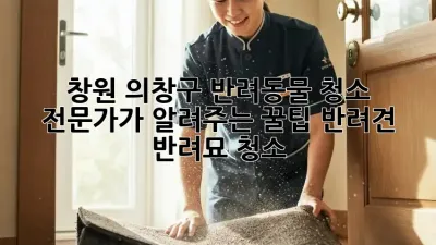 🐶🐱 창원 의창구 반려동물 청소 전문가가 알려주는 꿀팁! #반려견 #반려묘 #청소